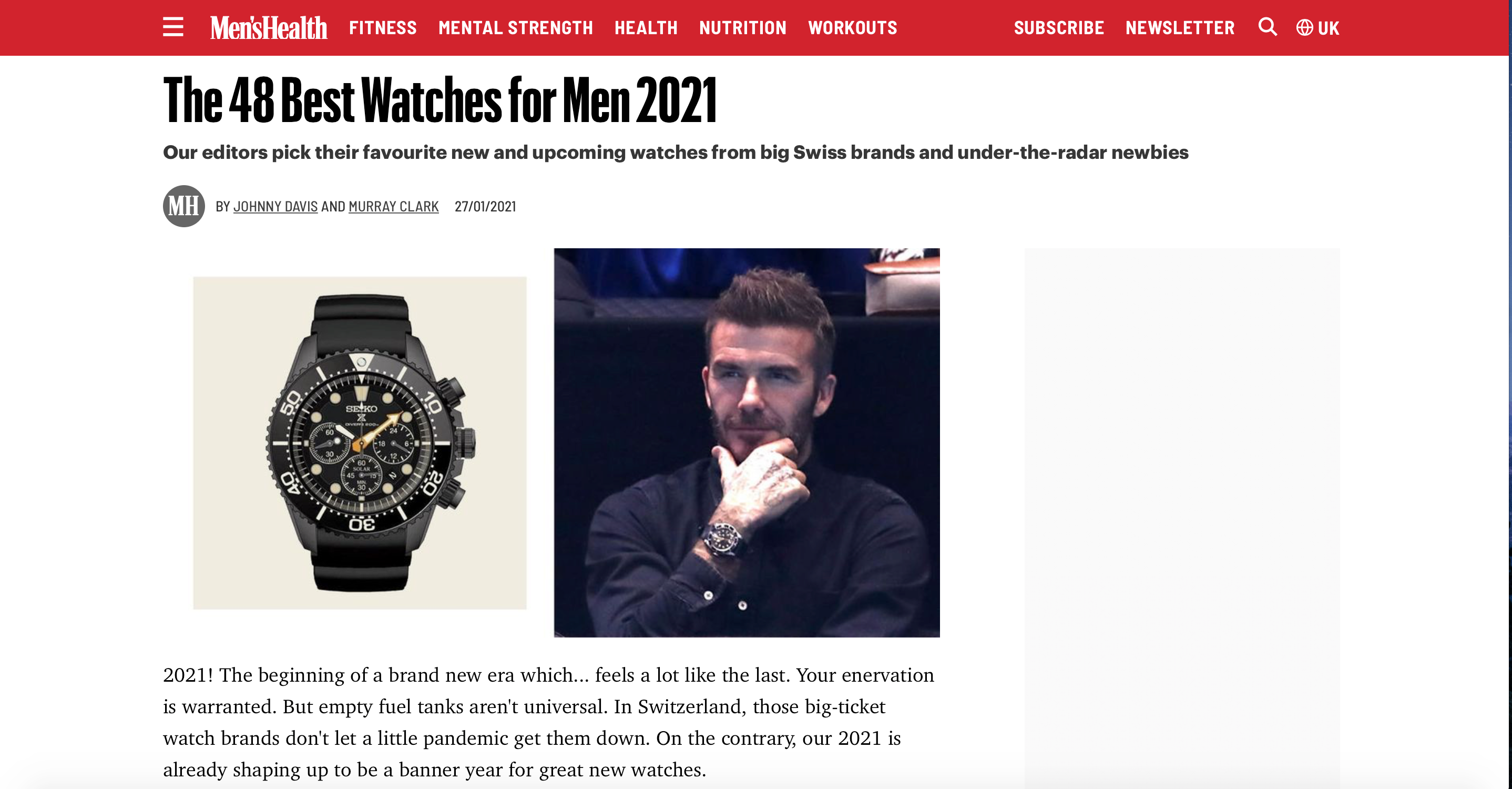 Men's Health Best 48 Men's Watches 2021