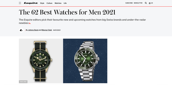 Esquire The Best 62 Men's Watches 2021