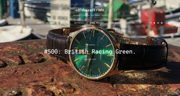 British Racing Green - Off the Cuff LDN