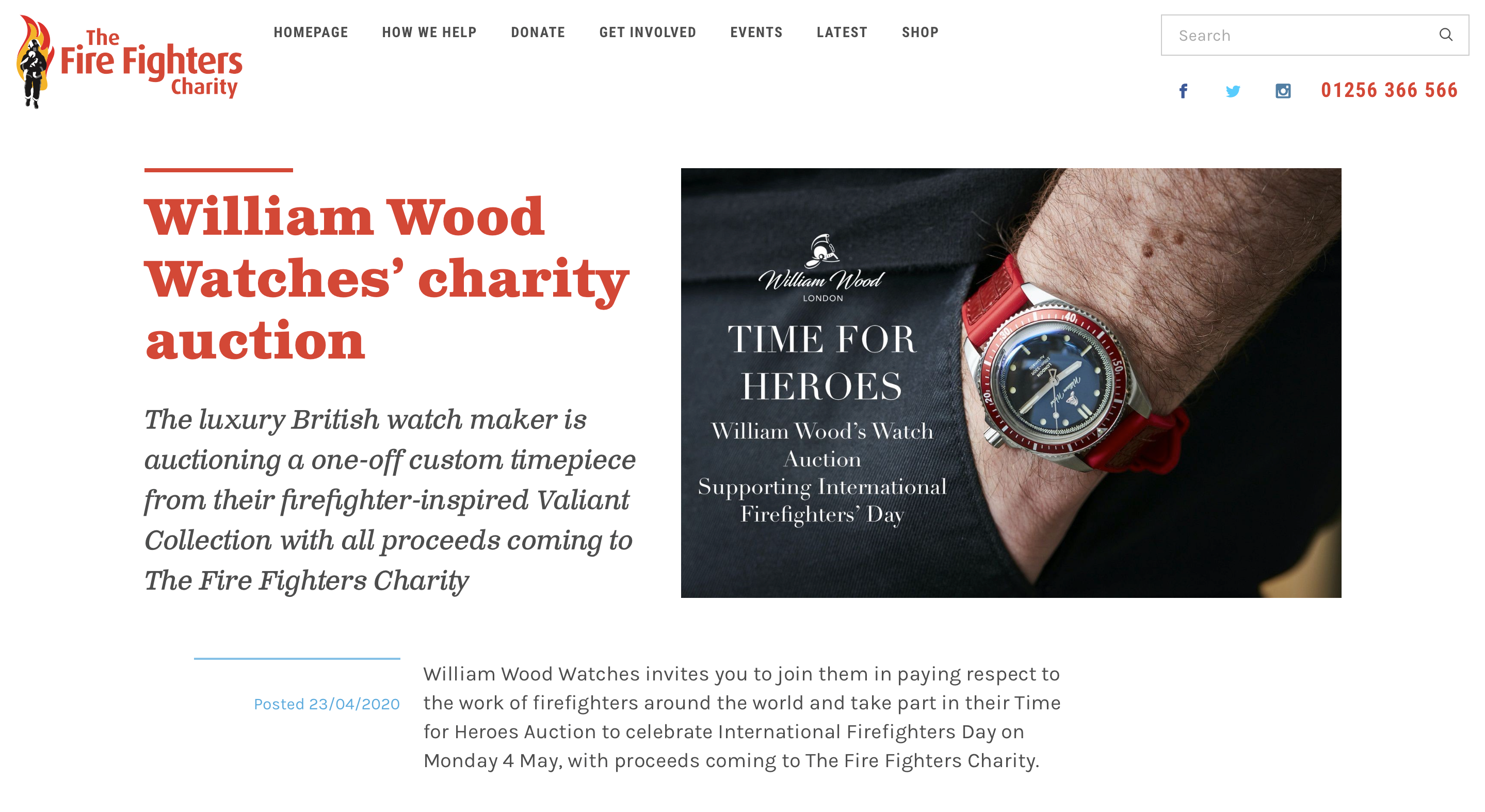 International Firefighters' Day Auction