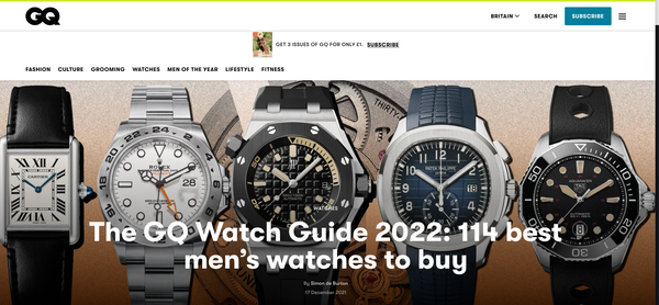 GQ Watch Guide 2022