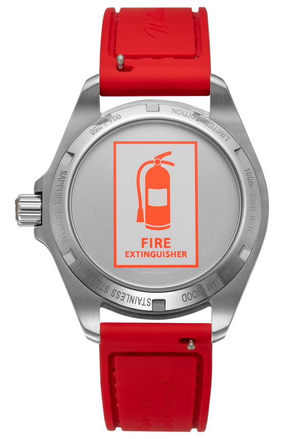Pyrotechnic Watch William Wood Watches: Fire Extinguisher Collection – William Wood Watches