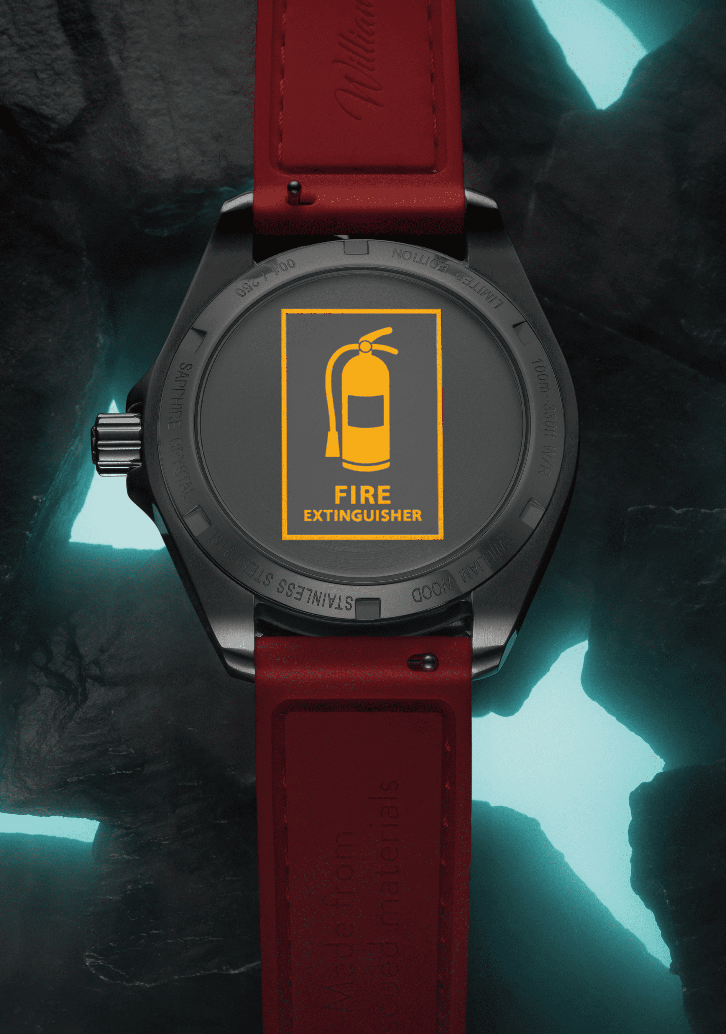 William Wood Watches: Fire Extinguisher Collection - Extinguisher Watch