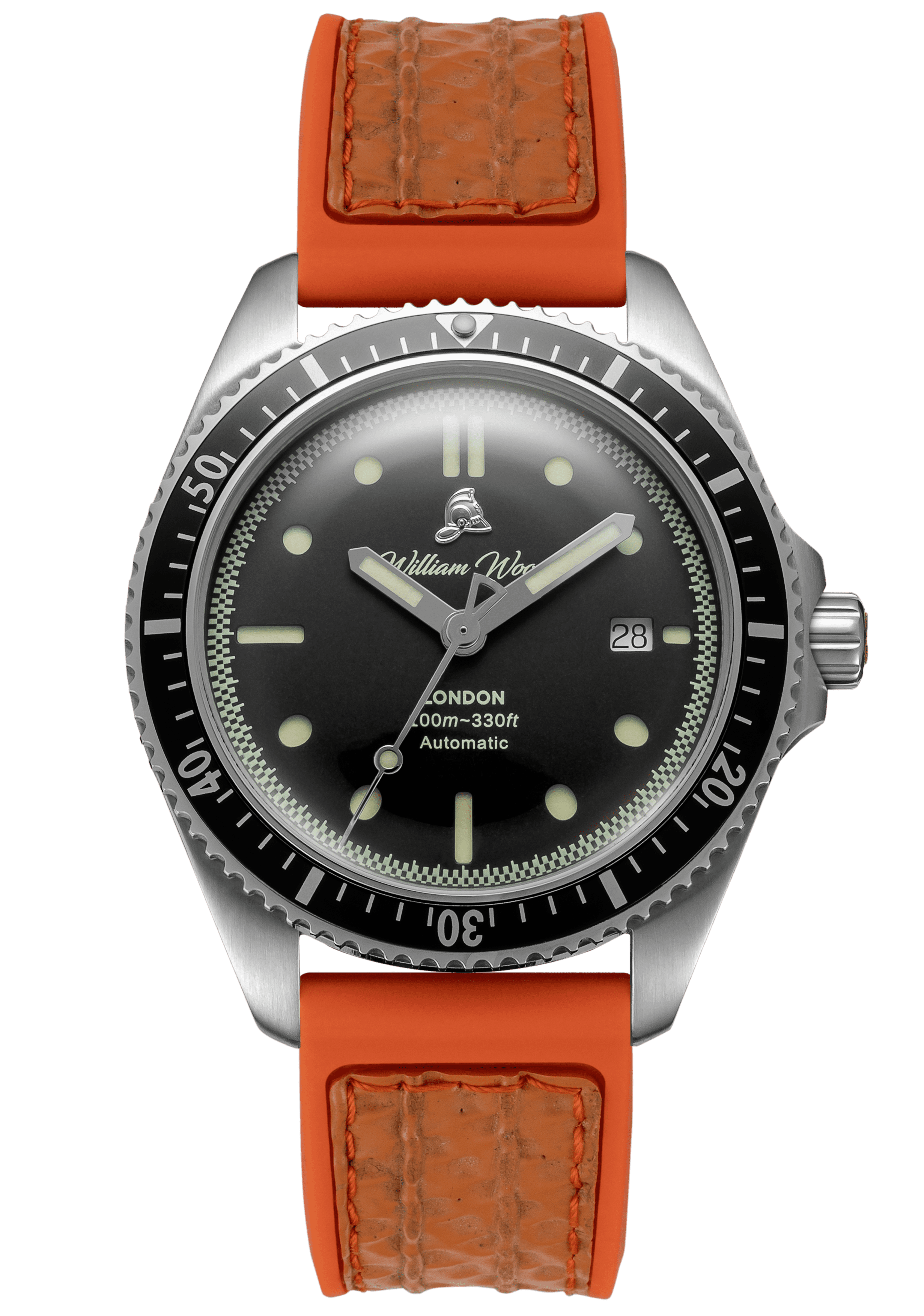 William Wood Watches: Valiant Collection The Black Watch