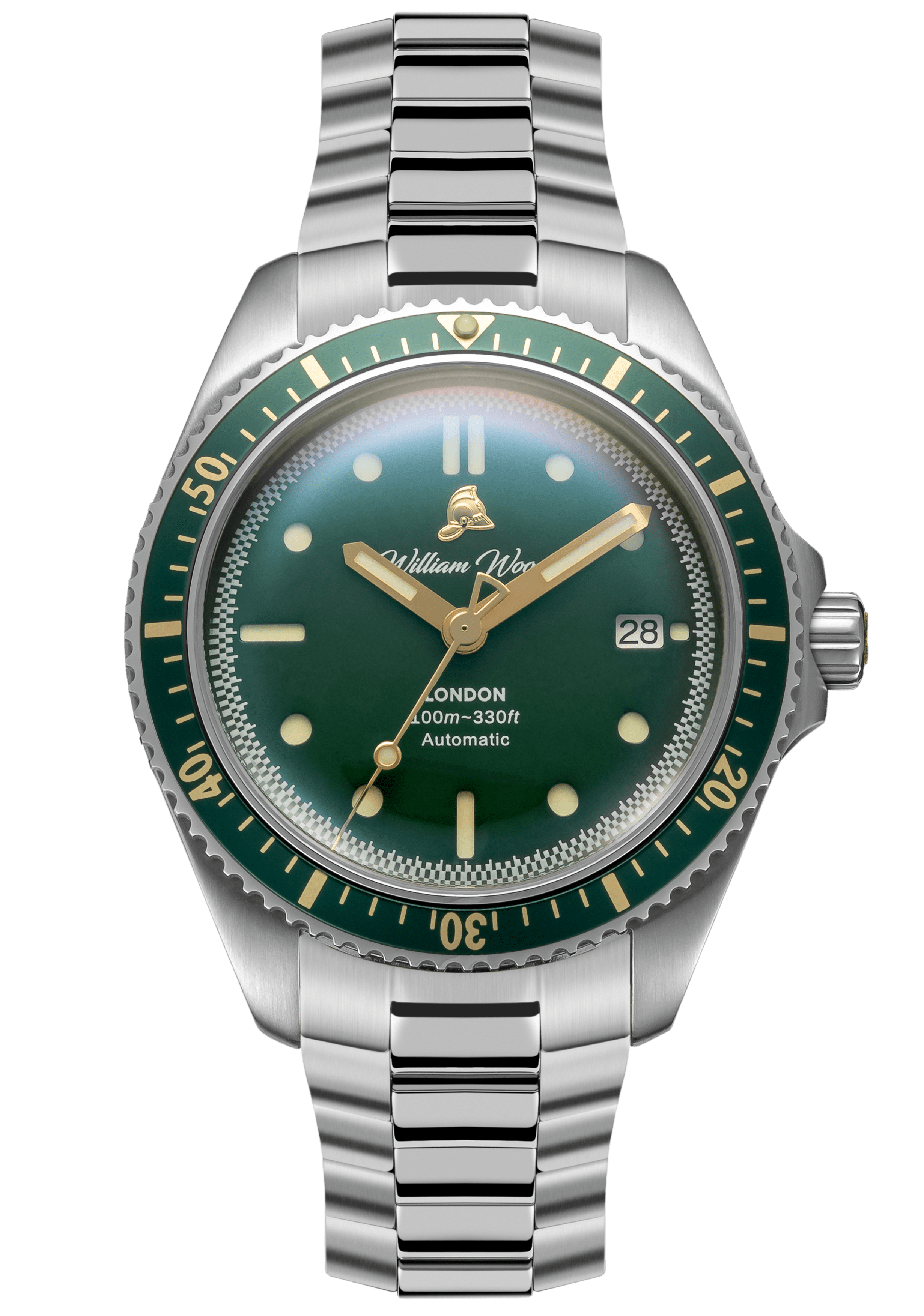 William Wood Watches: Valiant Collection - The Green Watch – William ...